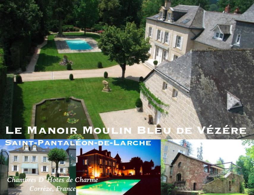 French Correze Moulin Bleu Hotel Saint-Pantaléon-de-Larche Стая снимка